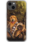 Funda personalizada para teléfono con 2 mascotas 'Chewdogga &amp; Dogg-E-Wok'