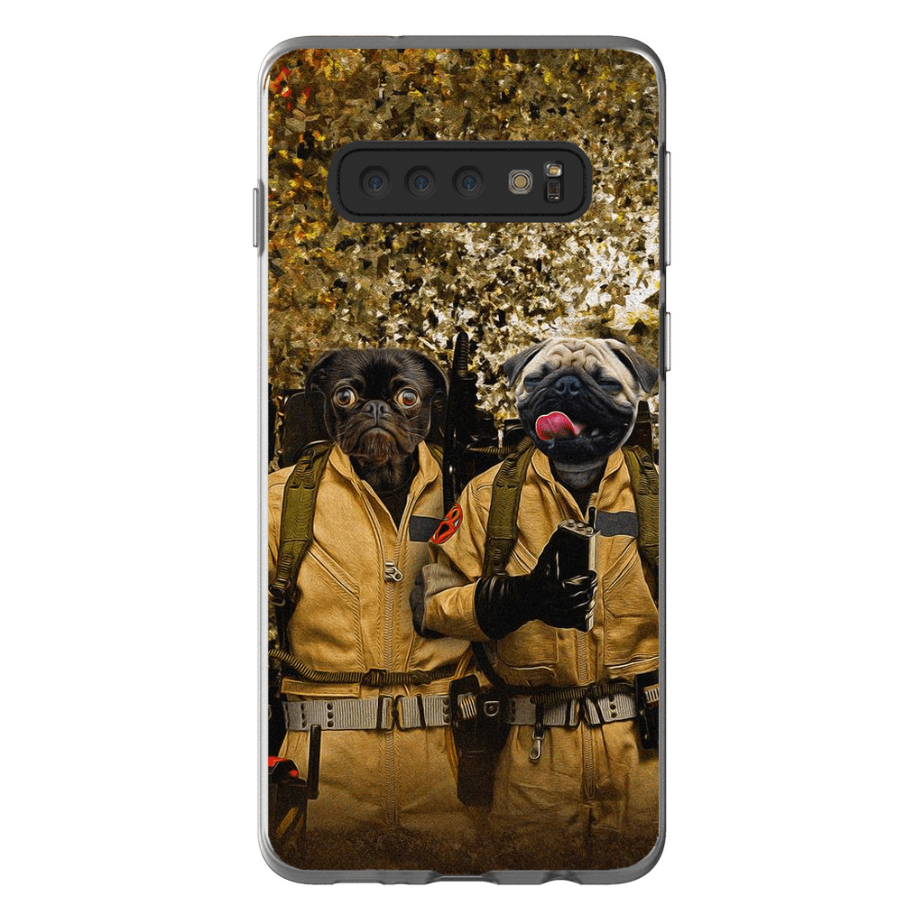 Funda para móvil personalizada con 2 mascotas &#39;Dog Busters&#39;