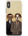 'The Woofice' Funda personalizada para teléfono con 2 mascotas