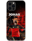 Funda para móvil personalizada 'Belgium Doggos Soccer'