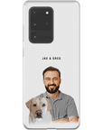 Funda moderna personalizada para teléfono para mascotas y humanos