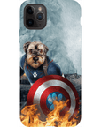 Funda para teléfono personalizada 'Capitán Doggmerica'