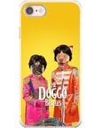 Funda personalizada para teléfono con 2 mascotas 'The Doggo Beatles'