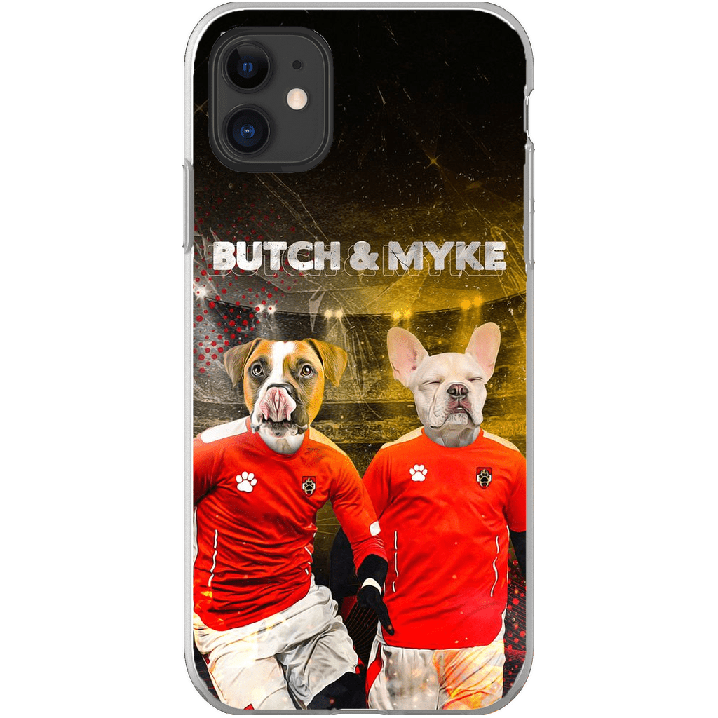 &#39;Austria Doggos&#39; Funda personalizada para teléfono con 2 mascotas