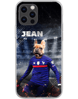 Funda para teléfono personalizada 'France Doggos Soccer'