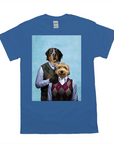 Camiseta personalizada para 2 mascotas 'Step Doggo &amp; Doggette' 