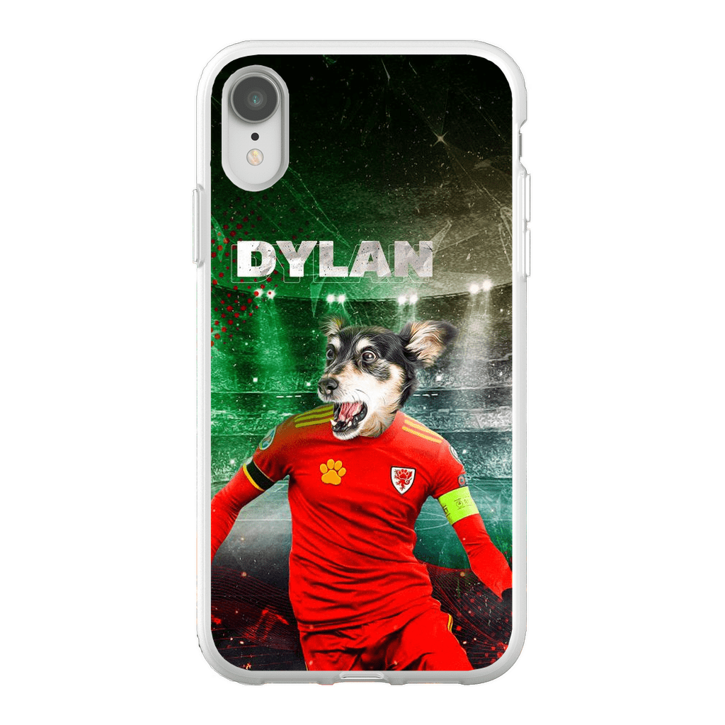 Funda para teléfono personalizada &#39;Wales Doggos Soccer&#39;