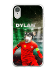 Funda para teléfono personalizada 'Wales Doggos Soccer'