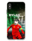 Funda para teléfono personalizada 'Wales Doggos Soccer'