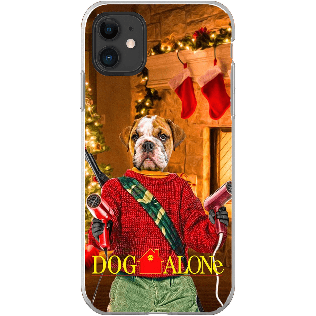 Funda para teléfono personalizada &#39;Perro solo&#39;