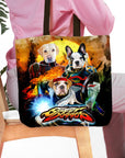 Bolsa de asas personalizada para 3 mascotas 'Street Doggos'