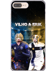 Funda personalizada para teléfono con 2 mascotas 'Finland Doggos'