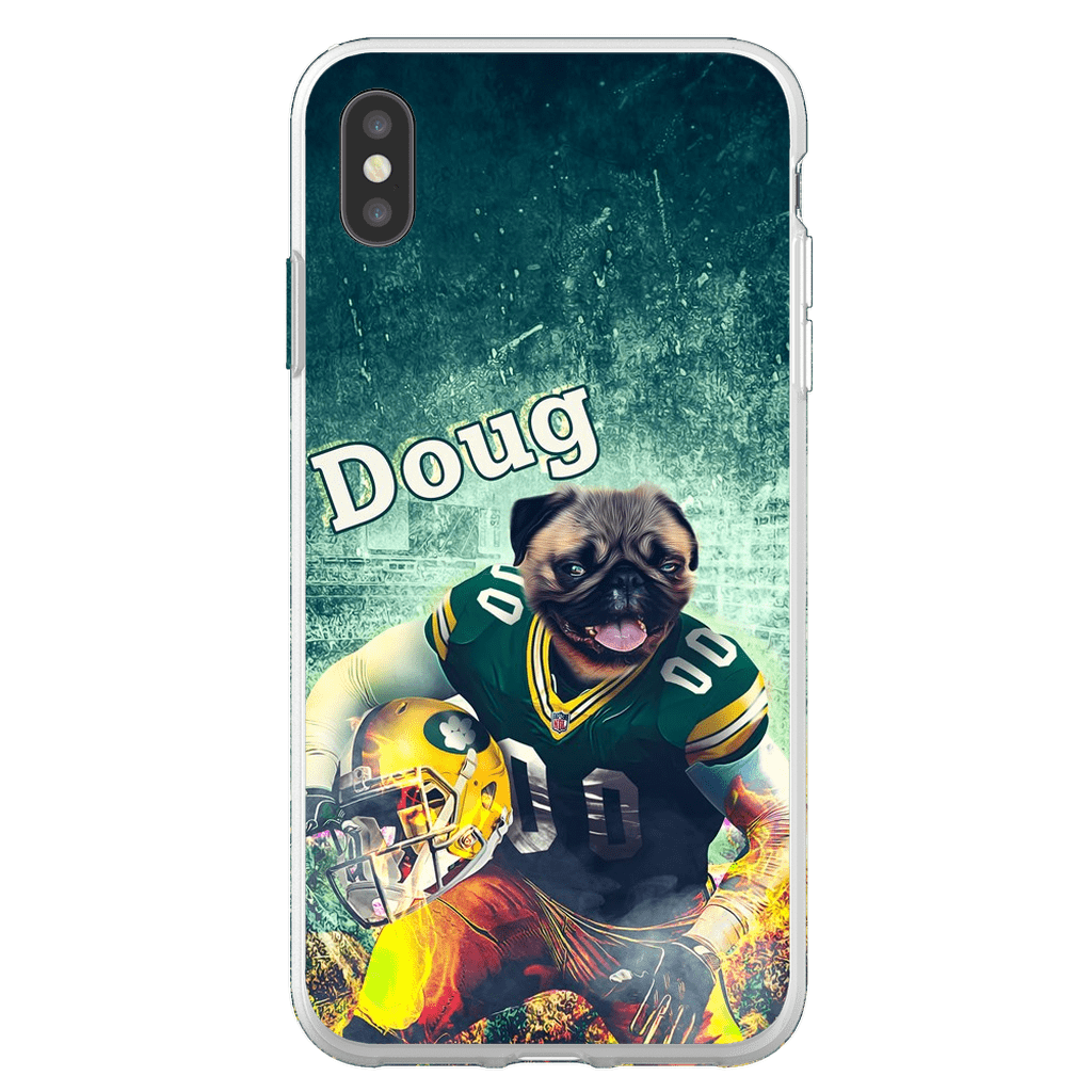 Funda personalizada para teléfono con perro &#39;Green Bay Doggos&#39;