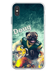 Funda personalizada para teléfono con perro 'Green Bay Doggos'