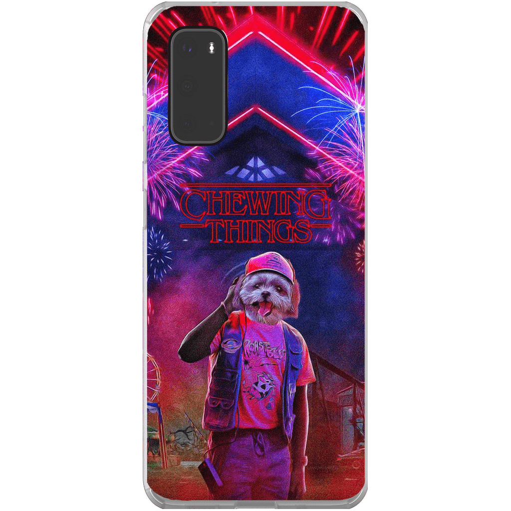 Funda para móvil personalizada &#39;Masticar cosas&#39;