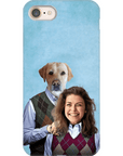 Funda para teléfono personalizada 'Step Doggo &amp; Human (hembra)'