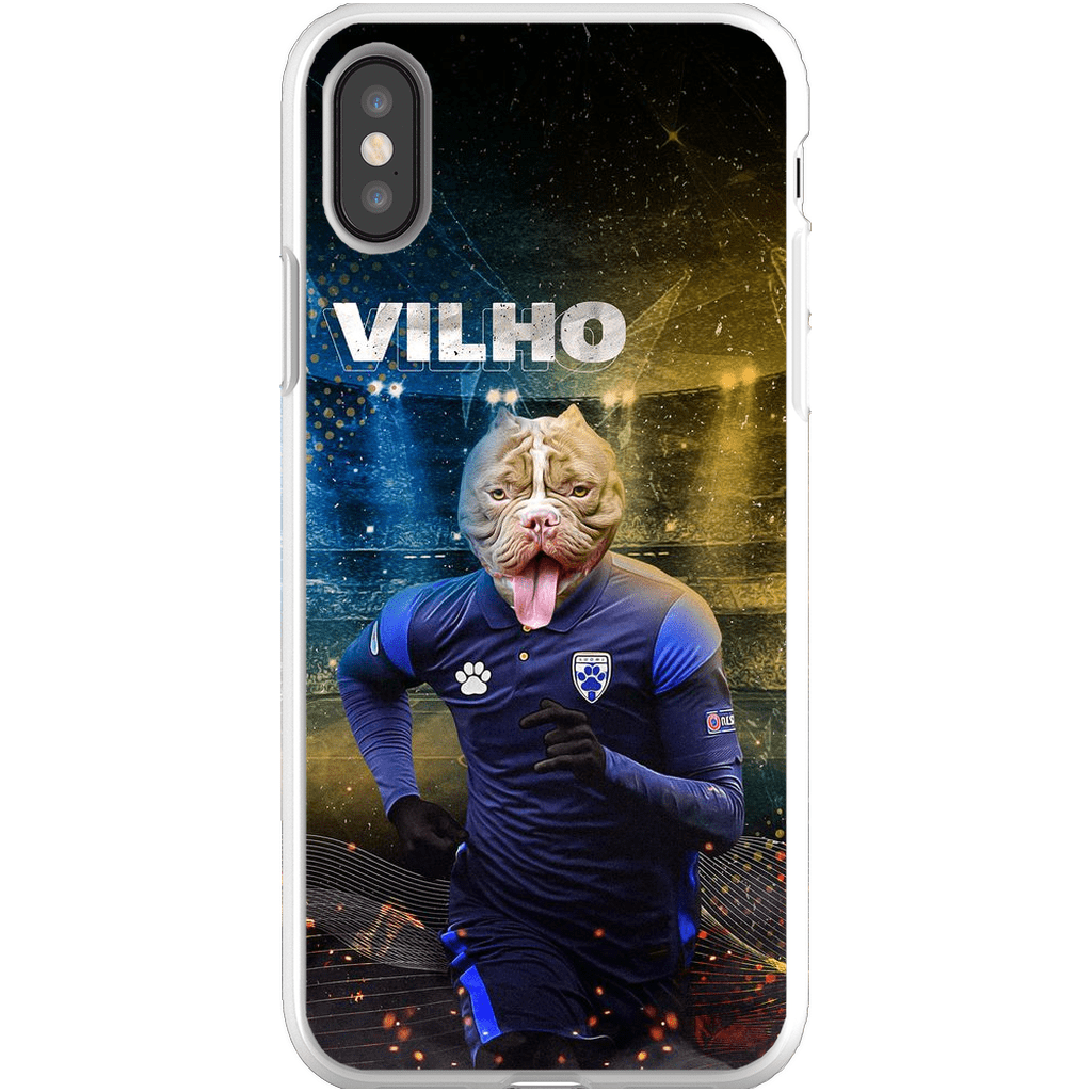 Funda para móvil personalizada &#39;Finland Doggos Soccer&#39;