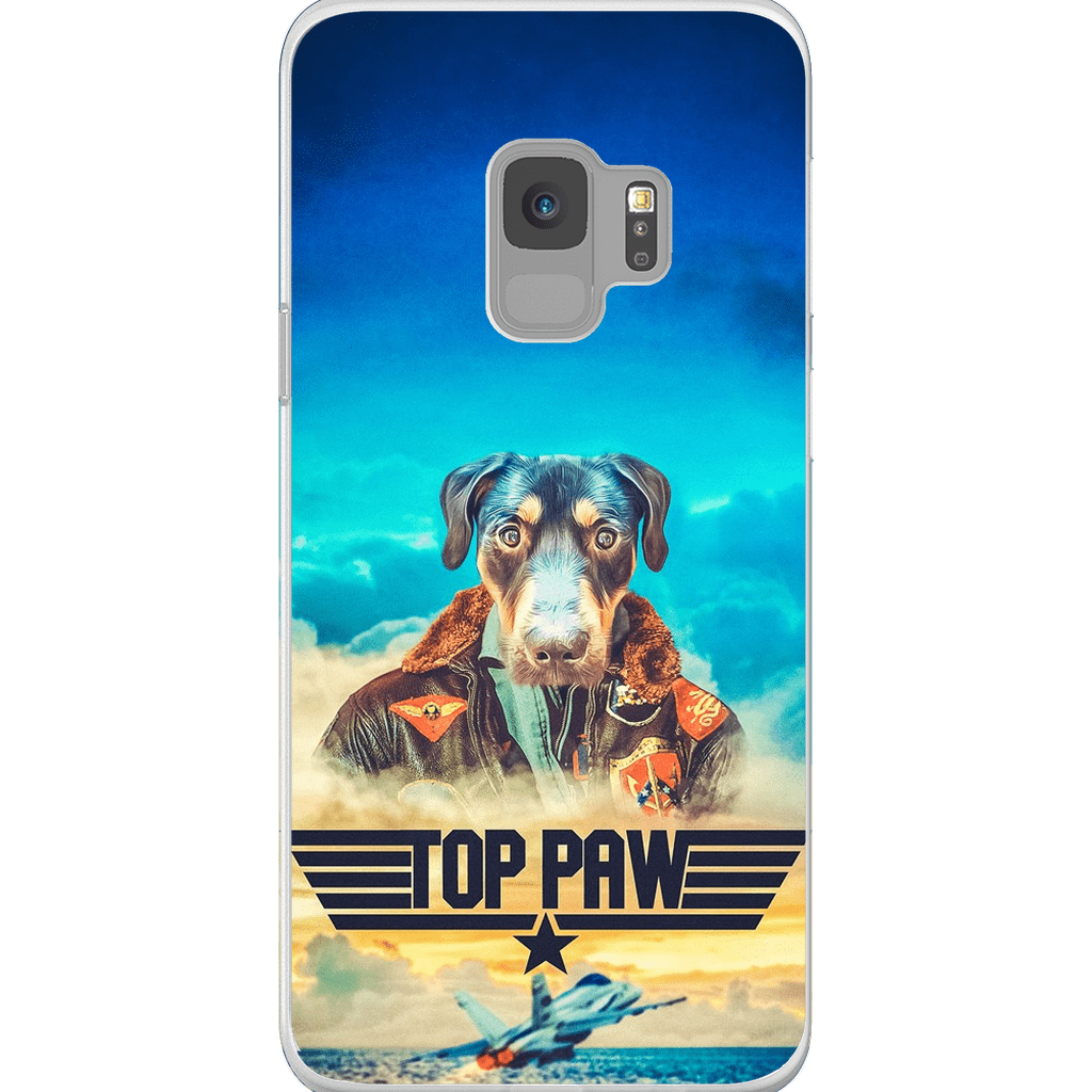 Funda para teléfono personalizada &#39;Top Paw&#39;