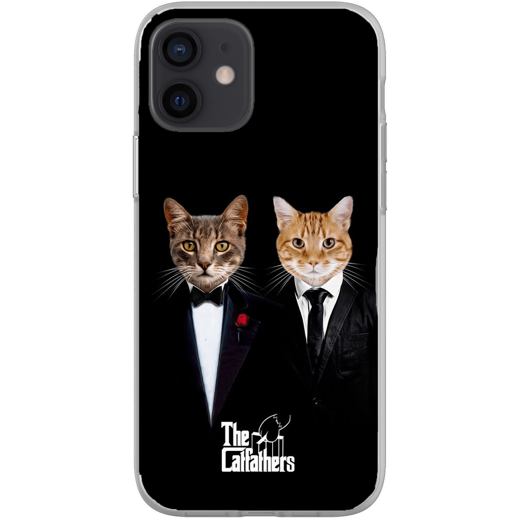 Funda personalizada para teléfono con 2 mascotas &#39;The Catfathers&#39;