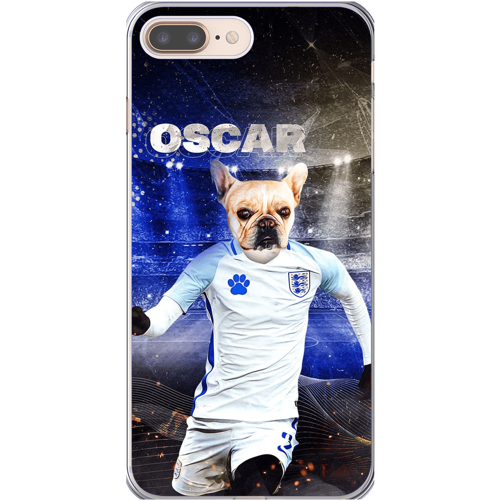 Funda para teléfono personalizada &#39;England Doggos Soccer&#39;