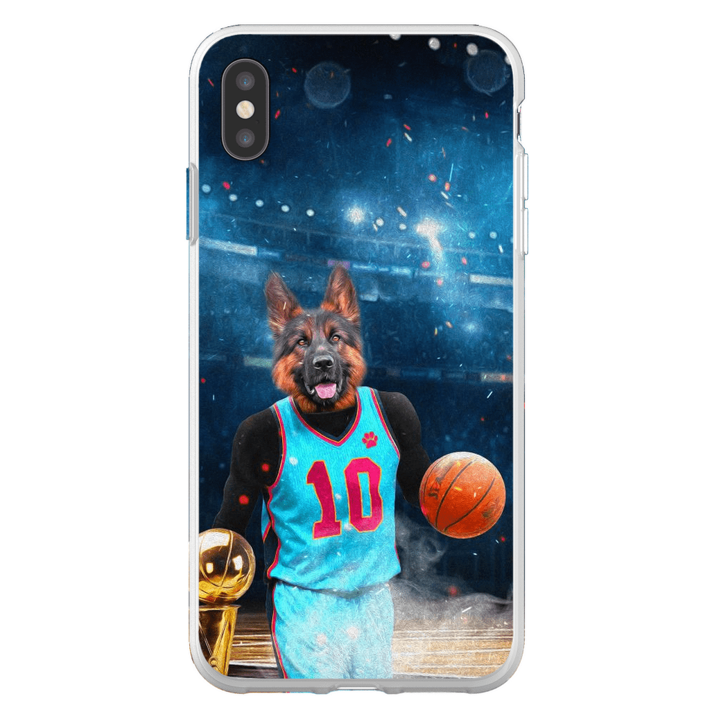 Funda para móvil personalizada &#39;El jugador de baloncesto&#39;