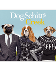 Póster personalizado para 3 mascotas 'DogSchitt's Creek'