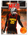 Póster Mascota personalizada 'Atlanta Dawgs'