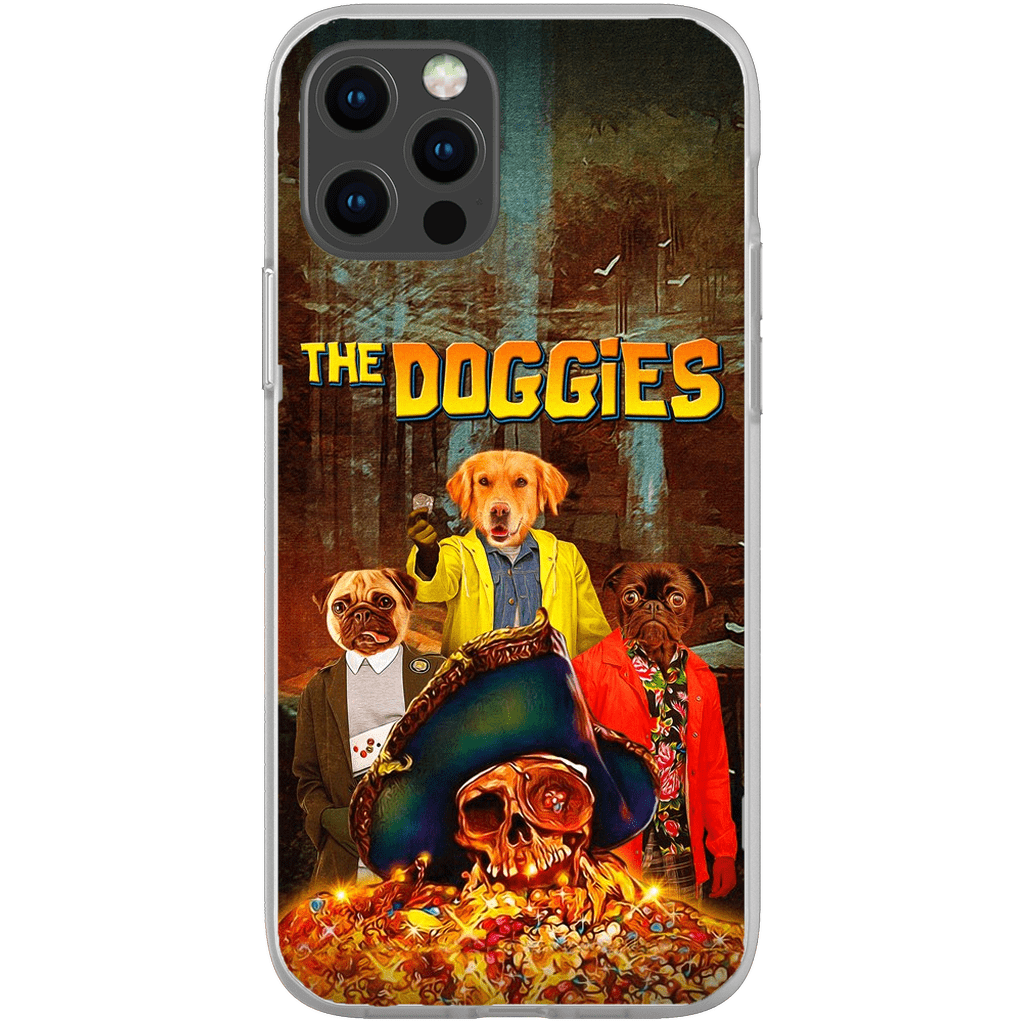 &#39;The Doggies&#39; Funda personalizada para teléfono con 3 mascotas