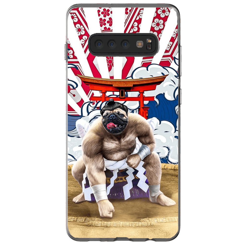 Funda para móvil personalizada &#39;El luchador de sumo&#39;