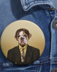 El pin personalizado de Woofice (1 - 2 mascotas)