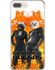 Funda personalizada para teléfono con 2 mascotas 'Charlie's Doggos'