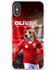 Funda para móvil personalizada 'Dinamarca Doggos Soccer'