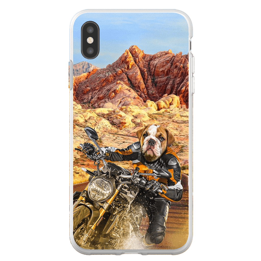 Funda para móvil personalizada &#39;Dogati Rider&#39;