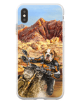 Funda para móvil personalizada 'Dogati Rider'