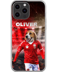 Funda para móvil personalizada 'Dinamarca Doggos Soccer'