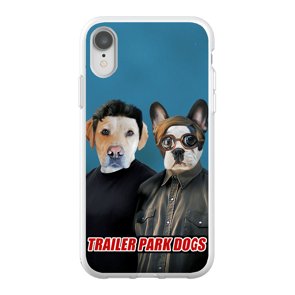 &#39;Trailer Park Dogs 1&#39; Funda personalizada para teléfono con 2 mascotas