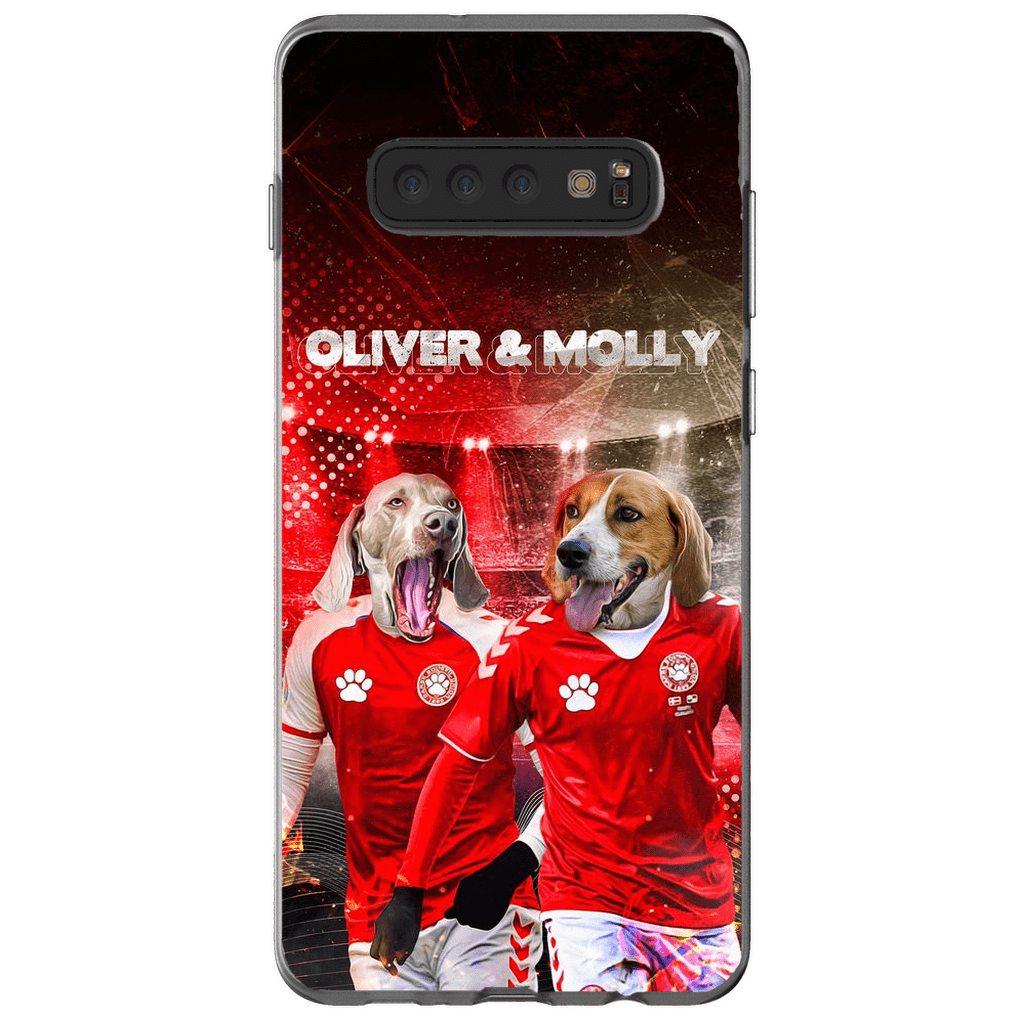 &#39;Denmark Doggos&#39; Funda personalizada para teléfono con 2 mascotas