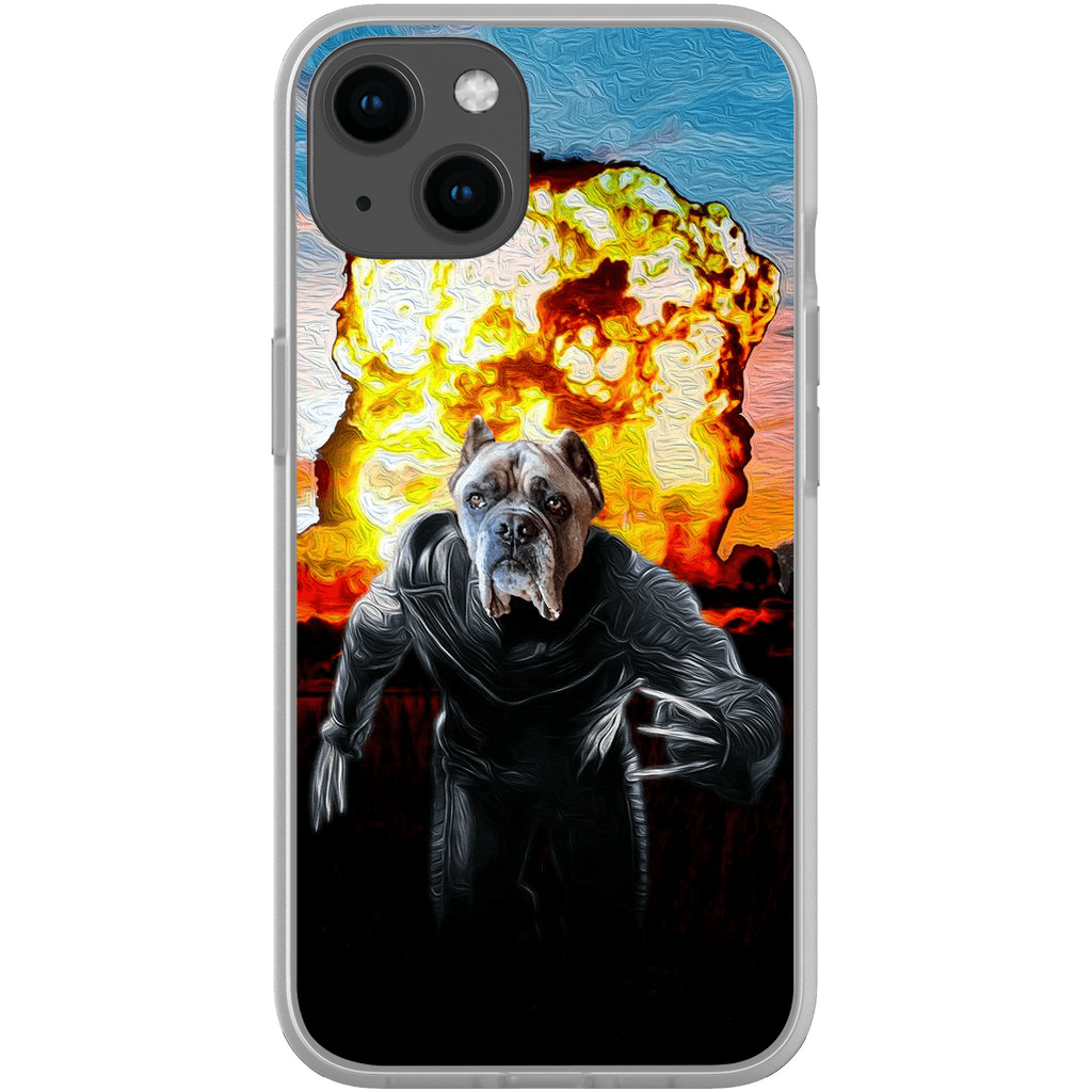 Funda para teléfono personalizada &#39;Perro Wolverine&#39;