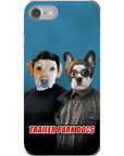 'Trailer Park Dogs 1' Funda personalizada para teléfono con 2 mascotas