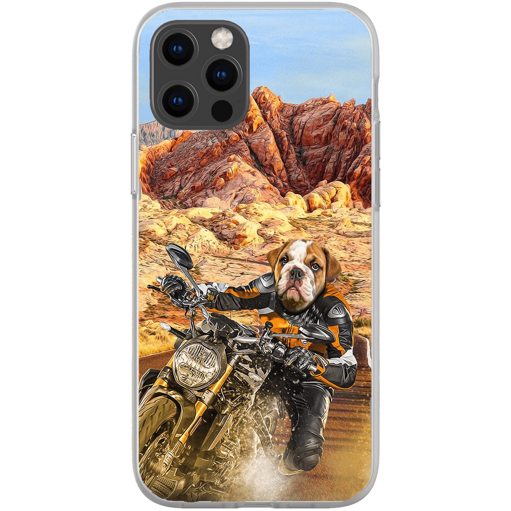 Funda para móvil personalizada &#39;Dogati Rider&#39;