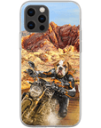 Funda para móvil personalizada 'Dogati Rider'