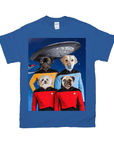 Camiseta personalizada para 4 mascotas 'Doggo-Trek'