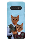 Funda personalizada para teléfono con 2 gatos 'Step Kitties'