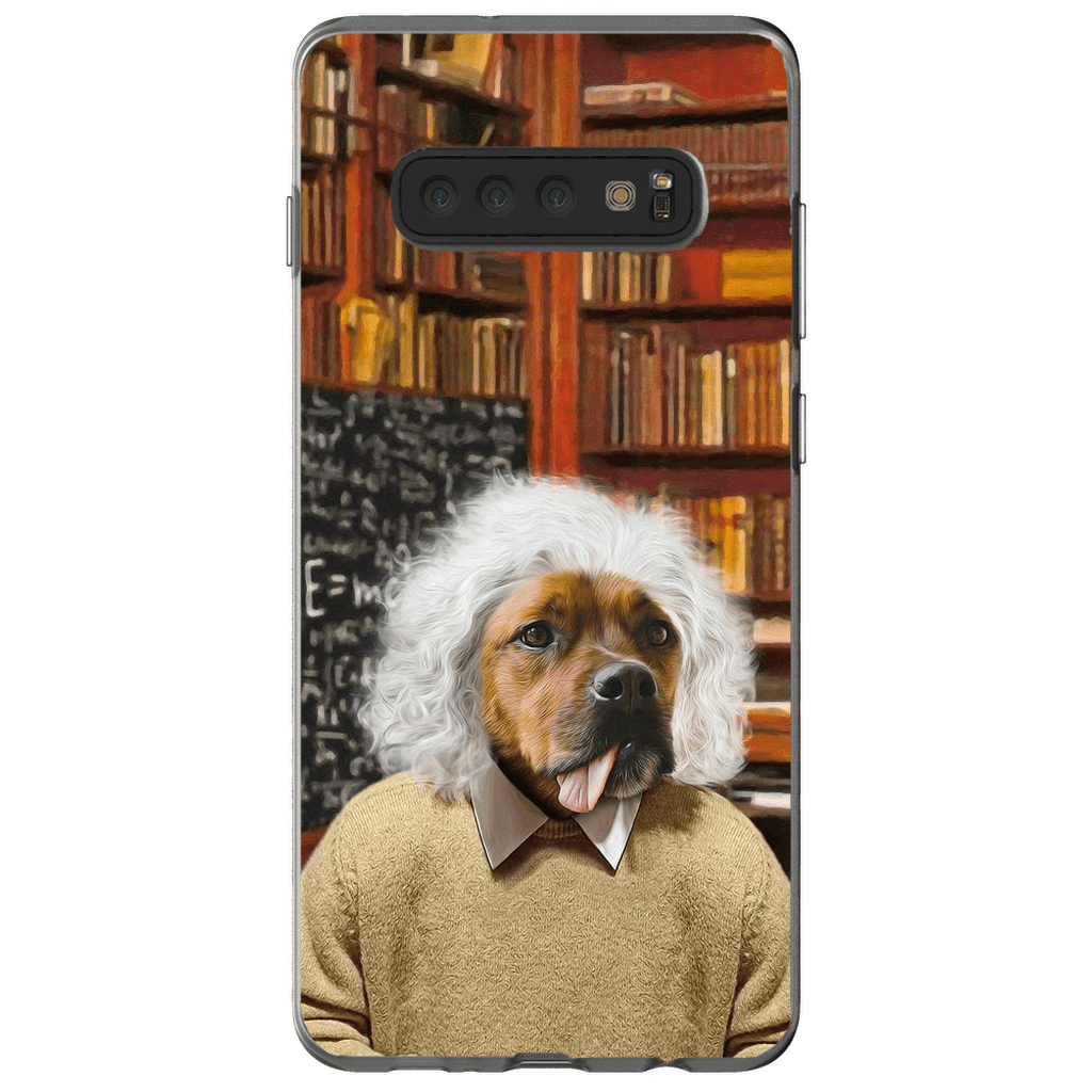 Funda para móvil personalizada &#39;Albert Pawstein&#39;