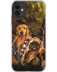 Funda personalizada para teléfono con 2 mascotas 'Chewdogga &amp; Dogg-E-Wok'