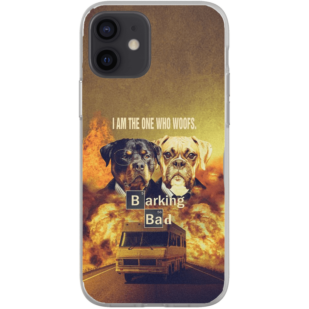 Funda personalizada para teléfono con 2 mascotas &#39;Barking Bad&#39;