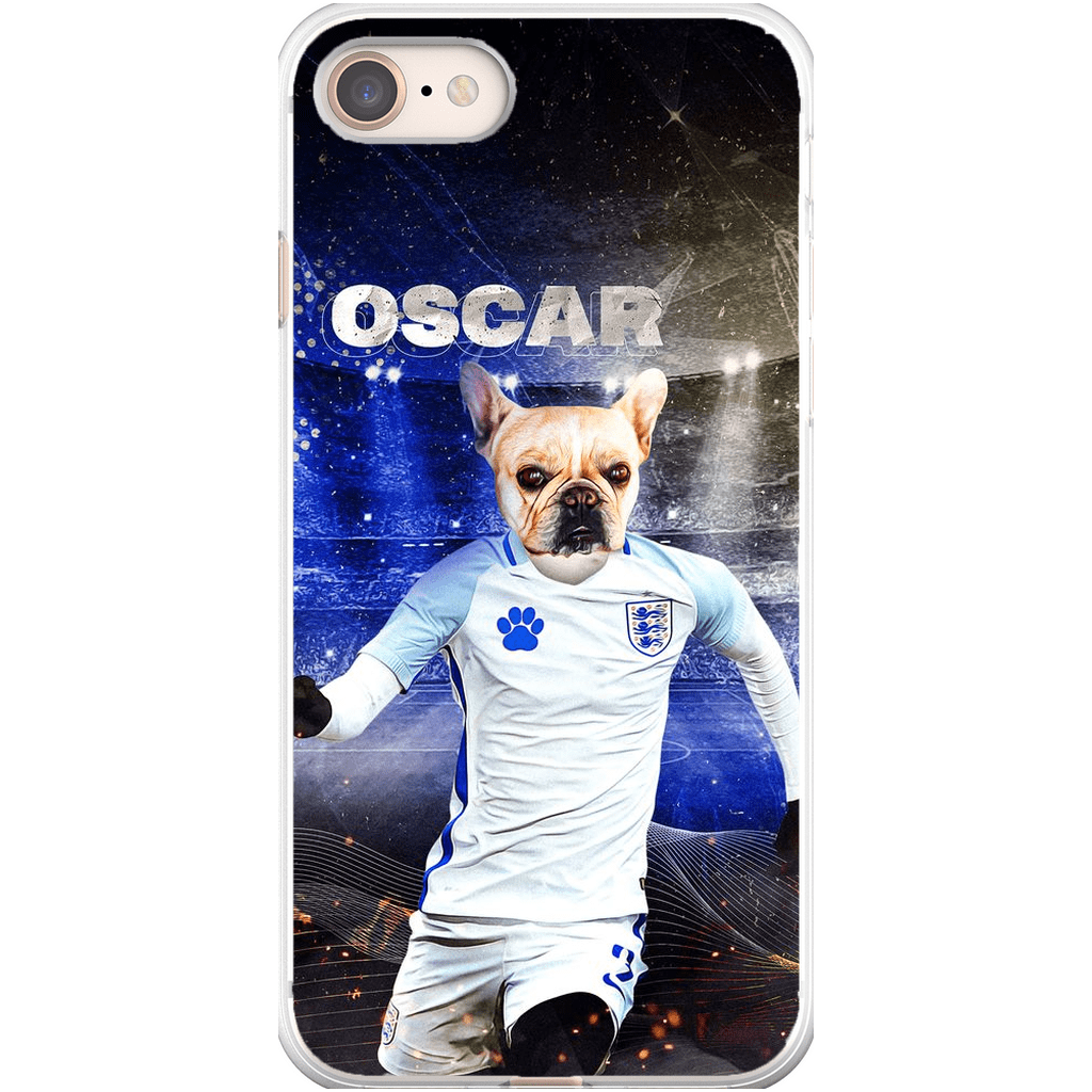 Funda para teléfono personalizada &#39;England Doggos Soccer&#39;