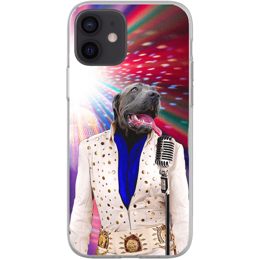 Funda para teléfono personalizada &#39;Elvis Pawsley&#39;