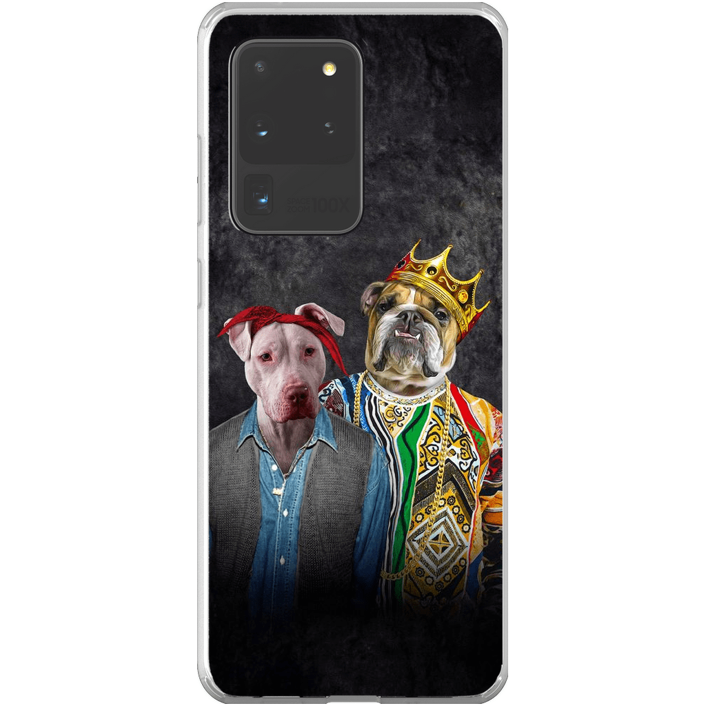 Funda personalizada para teléfono con 2 mascotas &#39;2Paw And Notorious DOG&#39;