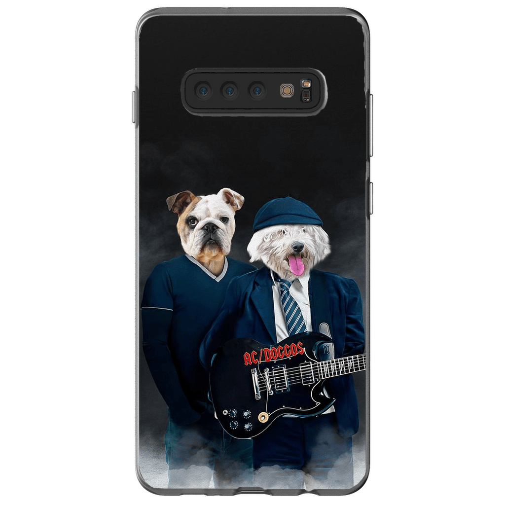 Funda personalizada para teléfono con 2 mascotas &#39;AC/Doggos&#39;